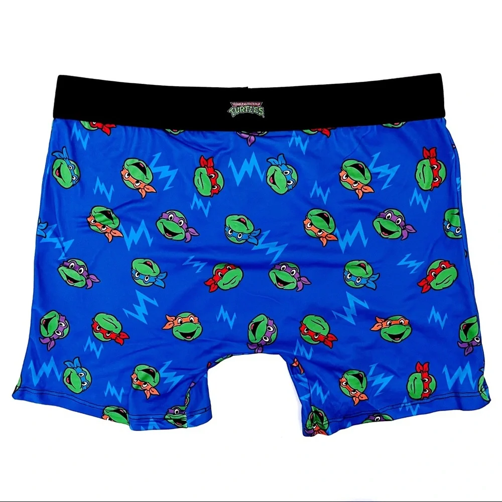 Teenage Mutant Ninja Turtles Crazy Boxer Briefs Mens Large Underwear Nickelodeon